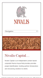 Mobile Screenshot of nivaliscapital.com
